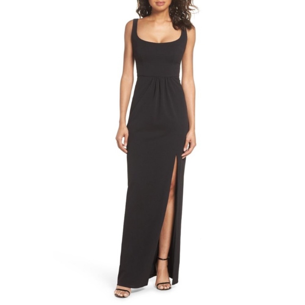 Katie May Rosie Formal Dress in Charcoal Gray